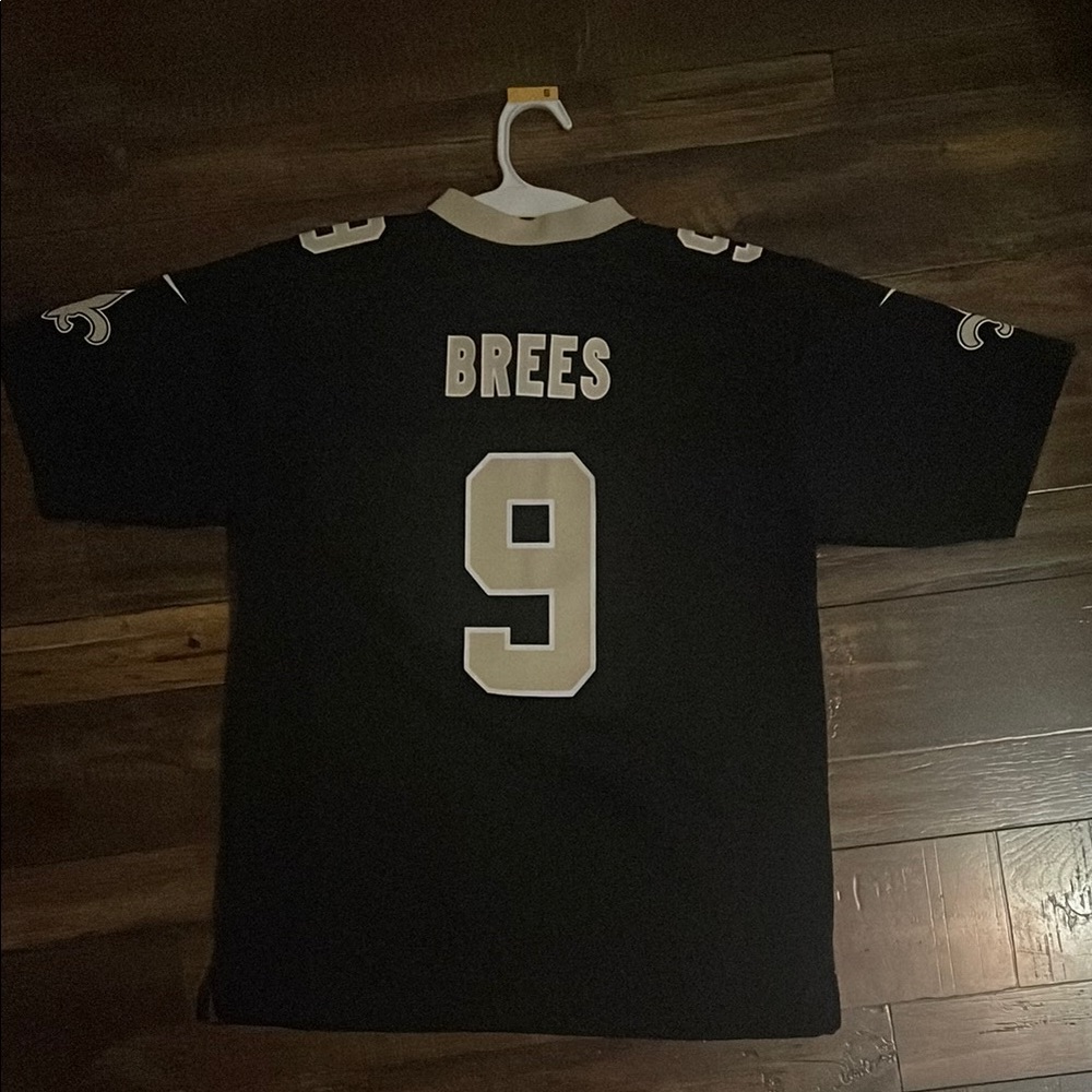 Brees #9 Black Jersey